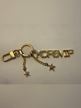 Michael Kors Gold-tone KORS VIP Star Charm Key & Card Holder